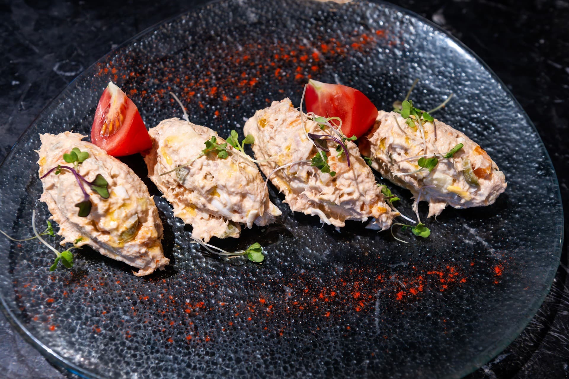 Carta de platos y vinos